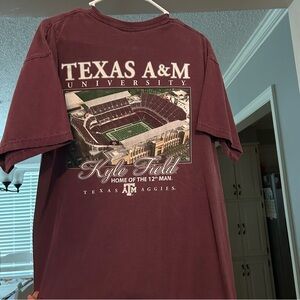 Texas A&M Aggies Kyle Field Comfort Colors Shirt Size Large